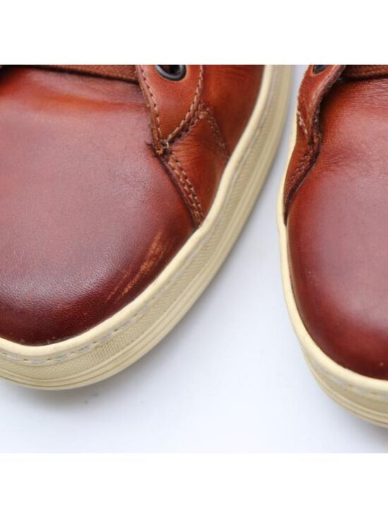 Tom Ford Russell Men\'s Size 11.5 Brown Leather High Top Casual Sneakers Lace Up main image 9